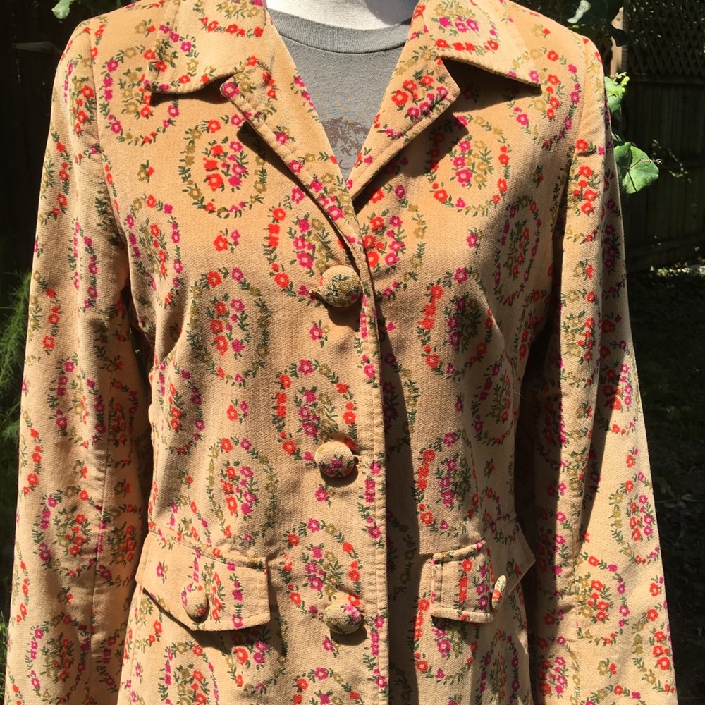 Anthropologie Road Coat Velveteen by Snak Size 10